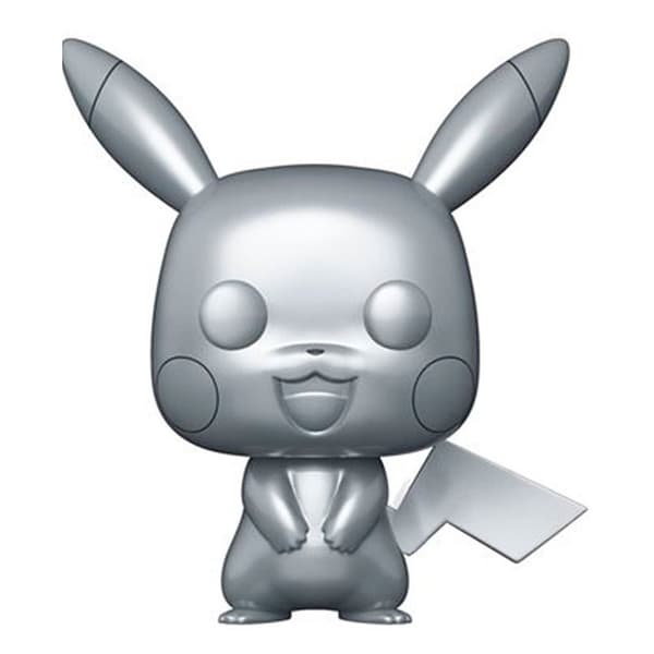 Funko Metallisk Silver Pokémon Pop S6 Pikachu Guld
