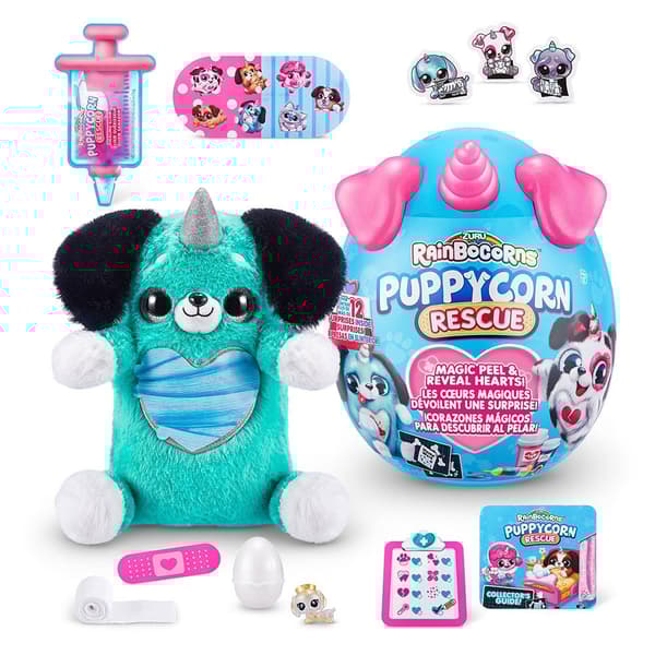 Bizak Rainbocorns Puppycorn Rescue Kultainen