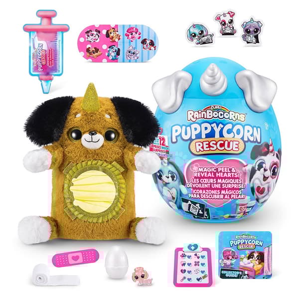 Bizak Rainbocorns Puppycorn Rescue Kultainen
