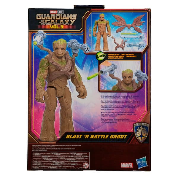 Avengers Blast N Battle Hahmo Groot Vihreä