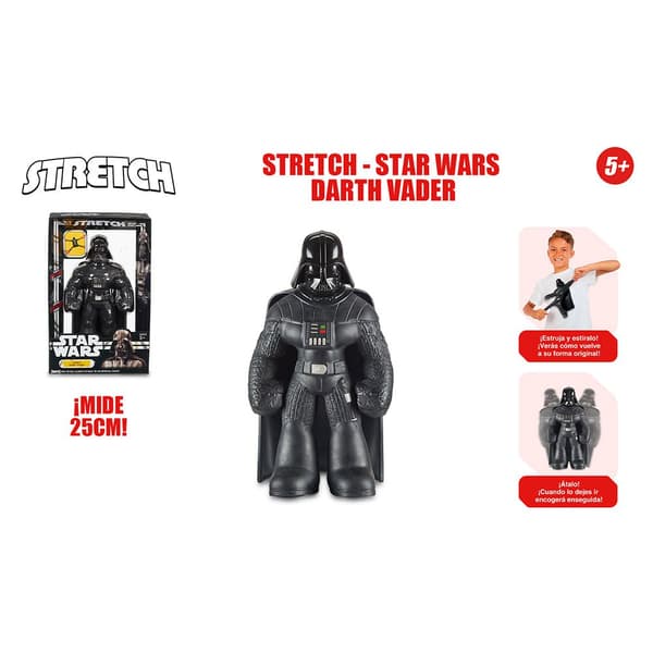 Stretch Figur Star Wars Darth Vader Svart