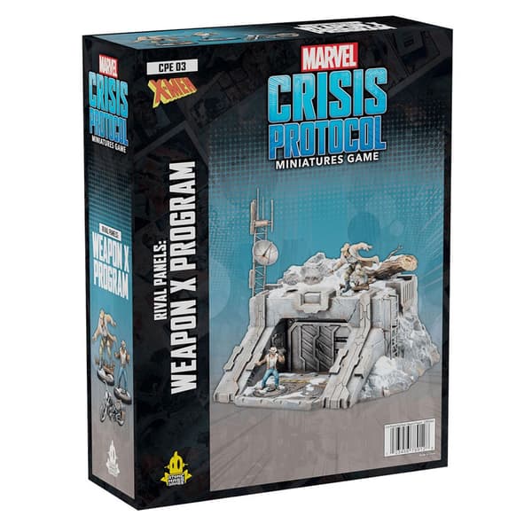 Atomic Mass Games Rival Panels: Weapon X Program (engelska) Figur Mcp: Silver