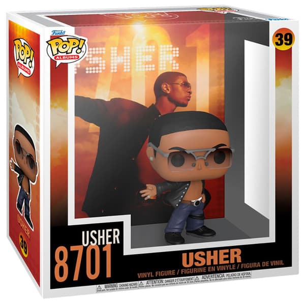 Funko Pop Album Usher 8701 Brun