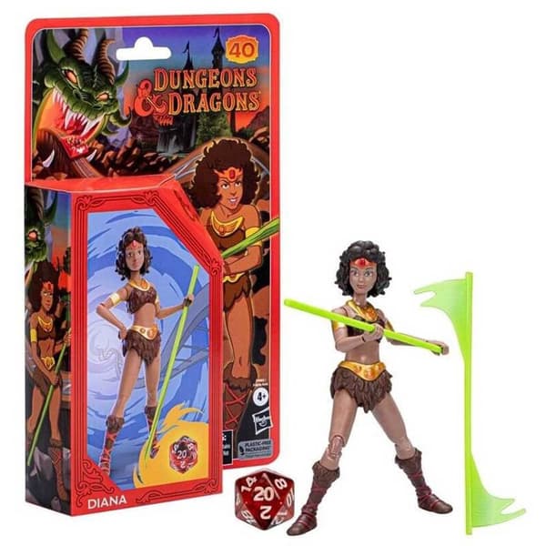 Dungeons & Dragons Fra Den Klassiske Animerede Serie Figur Diana Flerfarvet