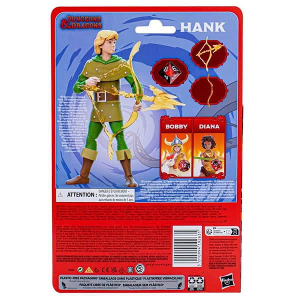 Dungeons & Dragons Från The Classic Animated S Hank Figur Serie Grönt