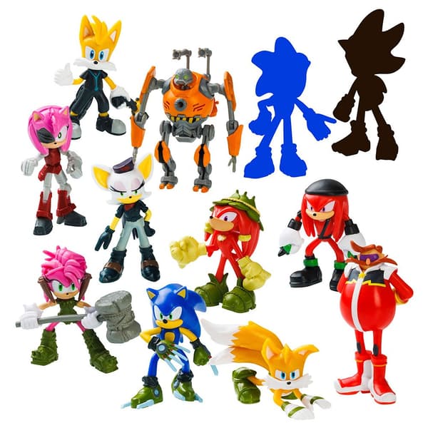 Sonic Assorteret Pack In Deluxe Box Figur 12 Flerfarvet