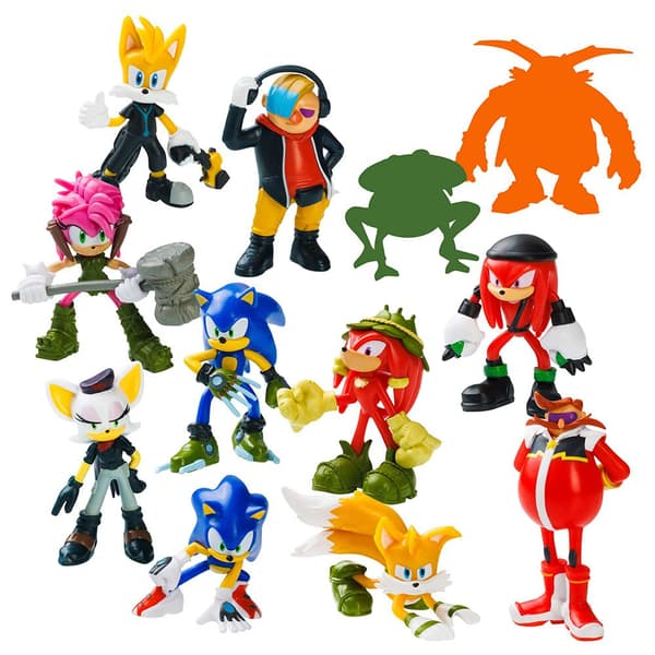 Sonic Assorteret Pack In Deluxe Box Figur 12 Flerfarvet