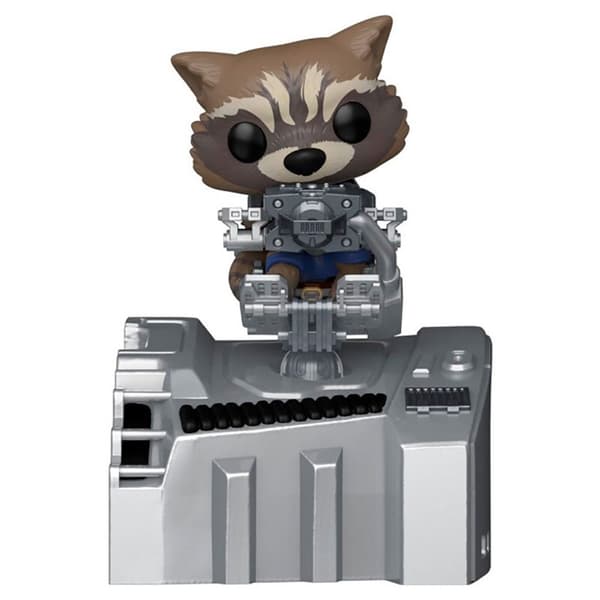 Funko Pop Deluxe Marvel Guardians Ship Rocket Exclusive Guld