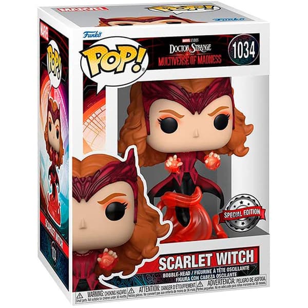 Funko Pop Marvel Doctor Strange Multiverse Of Madness Scarlet Witch Exclusive Flerfärgad