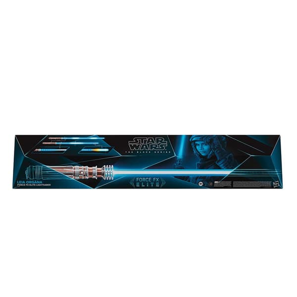 Star Wars Den Svarta Seriens Elektroniska Ljussabel Leia Organa Blå