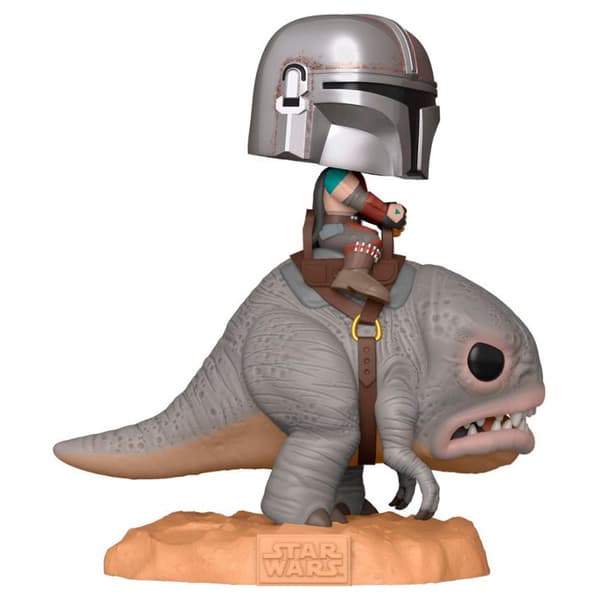 Funko Pop Star Wars Mandalorian The Mandalorian On Blurg Flerfärgad