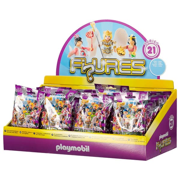 Playmobil Pige Serie Display 48 Figures 21 Flerfarvet