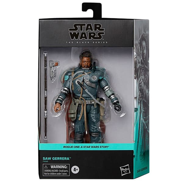 Star Wars Den Sorte Serie Figur Rogue One Saw Gerrera Flerfarvet