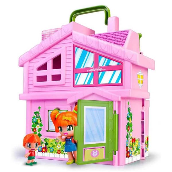 Famosa Figur Pinypon La Casa Rosa Maletín Flerfärgad