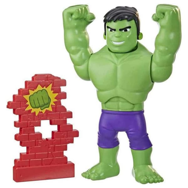 Marvel Spidey Og Hans Fantastiske Venner Figur Hulk Aplastante Grøn