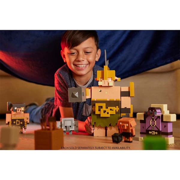 Minecraft Assorterede Nervøse Figurer Figur Legends Pack 2 Gylden
