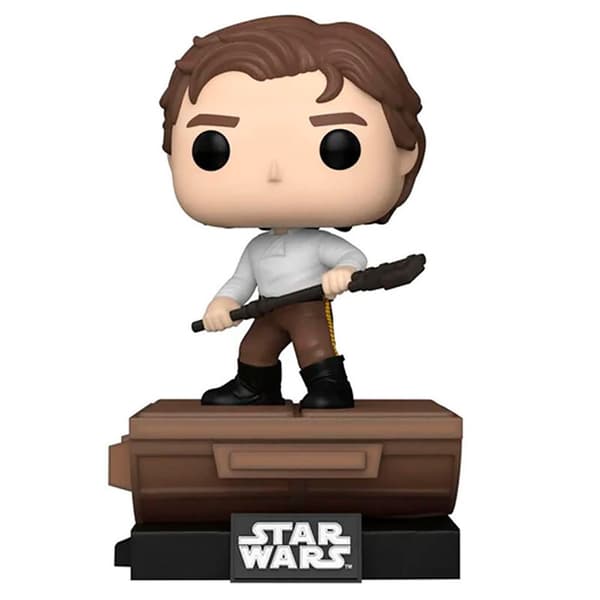 Funko Pop Deluxe Star Wars Jabba Skiff Han Solo Exclusive Brun