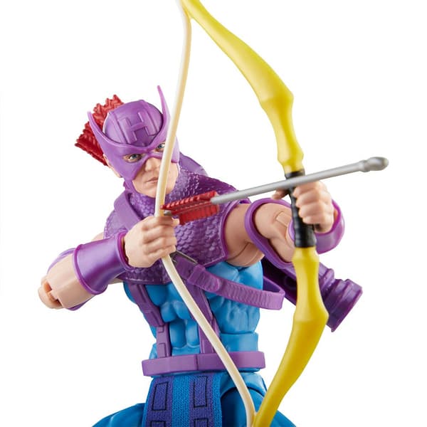 Hasbro Marvel Legends Avengers Hawkeye Skycycle 60 Vuosipäivä Hahmo Violetti