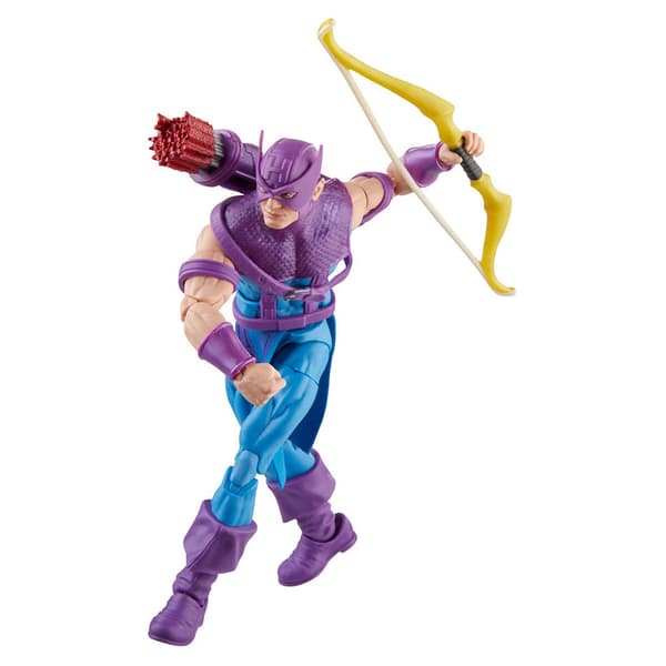 Hasbro Marvel Legends Avengers Hawkeye Skycycle 60 Vuosipäivä Hahmo Violetti