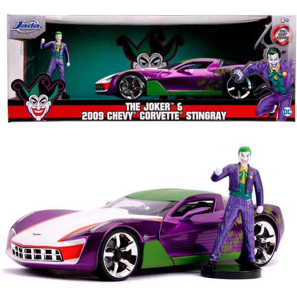 Dc Comics Figur Joker Chevy Corvette Stingray 2009 Flerfärgad