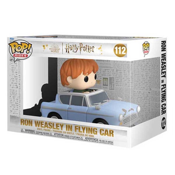 Funko Pop Harry Potter Ron Weasley In Flying Car Flerfarvet
