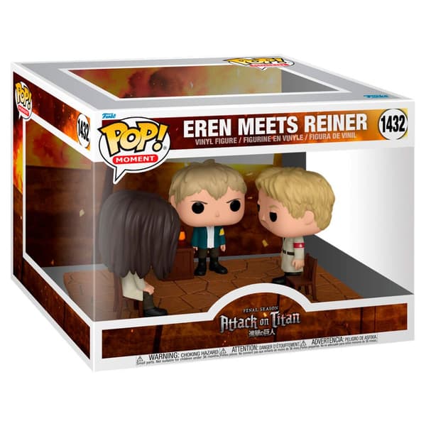 Funko Pop Moment Attack On Titan Eren Meets Reiner Brun