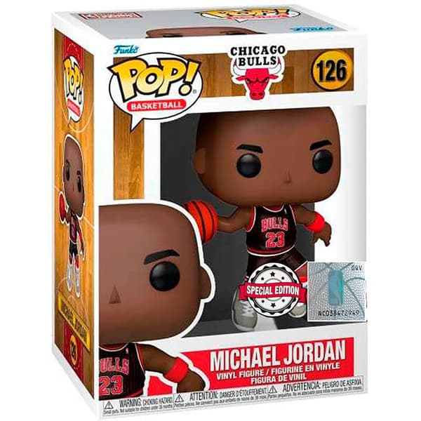 Funko Pop Nba Chicago Bulls Michael Jordan With Jordans Exclusive Oranssi