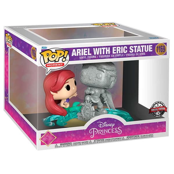 Funko Lilla Sjöjungfrun Ariel Och Statyn Eric Exklusivt Pop Disney Ultimate Princess Flerfärgad