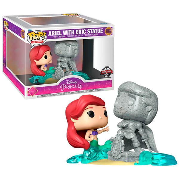 Funko Lilla Sjöjungfrun Ariel Och Statyn Eric Exklusivt Pop Disney Ultimate Princess Flerfärgad