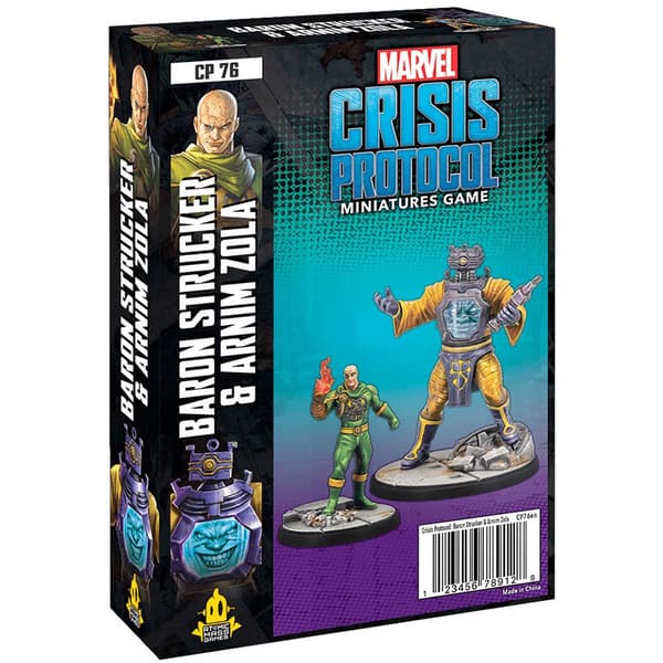 Atomic Mass Games & Arnim Zola (engelsk) Figur Mcp: Baron Strucker Flerfarvet