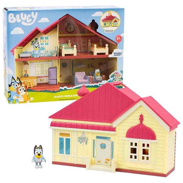 Famosa Figur Bluey Family House Playset Gylden