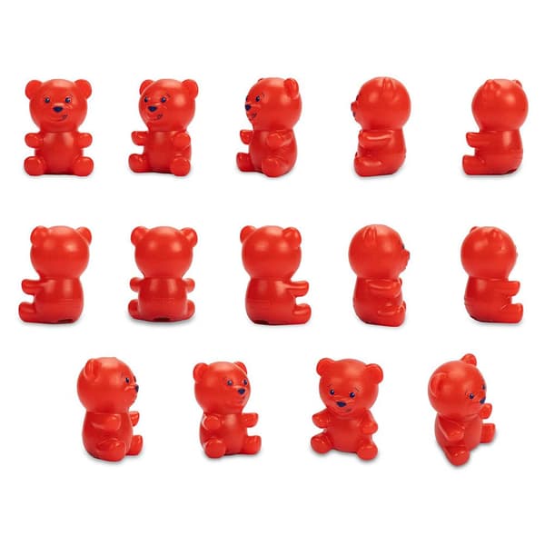 Famosa Assorteret Gummymals 4 Bjørne Figur Rød