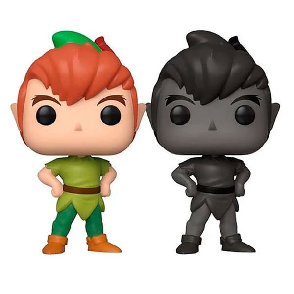 Funko Pop Disney Peter Pan And Peter Pans Shadow Exclusive Transparent