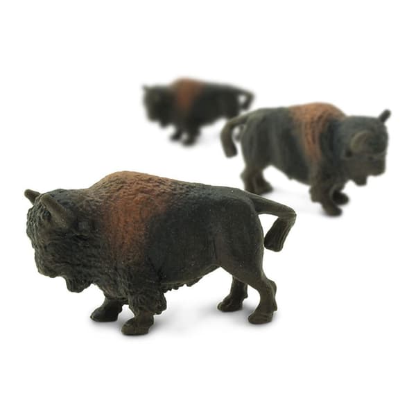 Safari Ltd Biisonit Kuva Good Luck Minis Ruskea,Musta From 3 Years