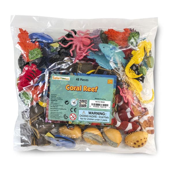 Safari Ltd Figur Coral Reef Bulk Bag Flerfärgad From 3 Years