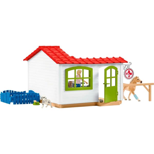 Schleich Veterinärpraktik Med Husdjur Farm World Flerfärgad From 3 Years