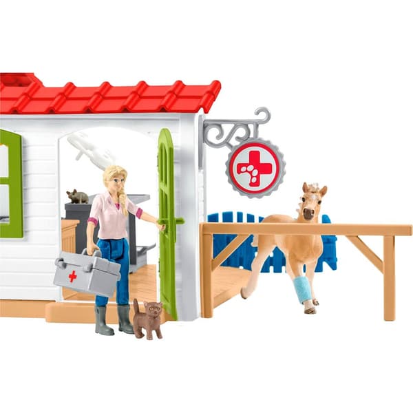 Schleich Veterinärpraktik Med Husdjur Farm World Flerfärgad From 3 Years