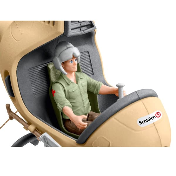 Schleich Wild Life Animal Rescue Helikopter Brun 3-8 Years