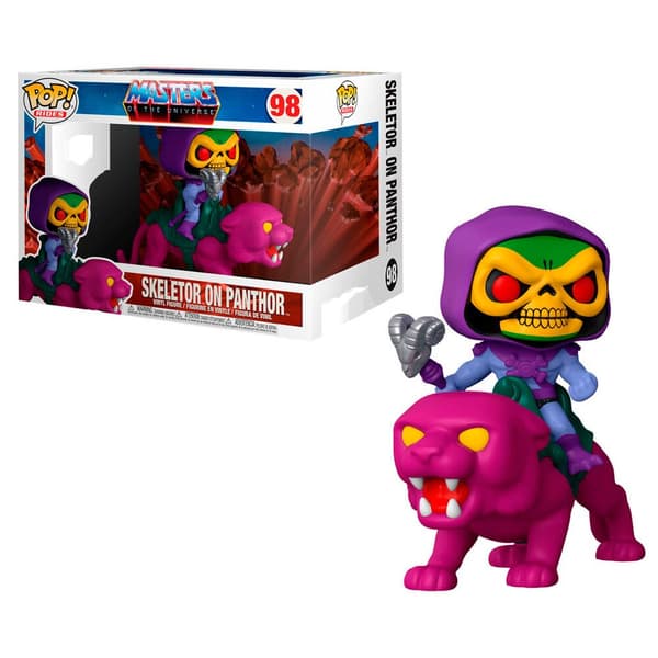 Funko På Panthor Pop Masters Of The Universe Skeletor Flerfarvet