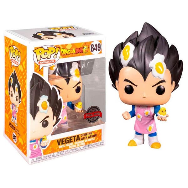 Funko Pop Dragon Ball Super Vegeta Cooking Apron Exclusive Flerfärgad