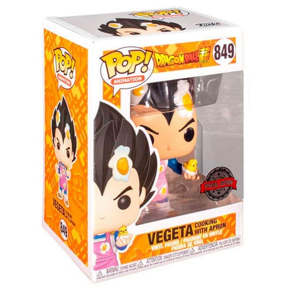 Funko Pop Dragon Ball Super Vegeta Cooking Apron Exclusive Flerfärgad