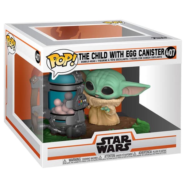 Funko Pop Star Wars The Mandalorian Child Canister Flerfärgad
