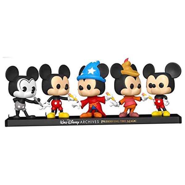 Funko Pop Disney Archives Mickey Exclusive 5 Enheter Flerfärgad