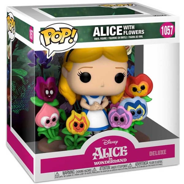 Funko Liisa Sanamaassa Kukkien Kanssa Pop 9 Cm Monivärinen