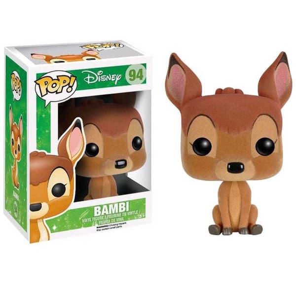 Funko Pop Bambi Flocked 9 Cm Flerfärgad