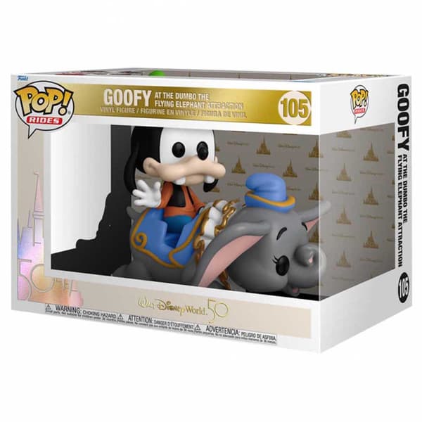 Funko På The Dumbo The Flying Elephant Attraction Pop Dumbo Goofy 15 Cm Flerfarvet