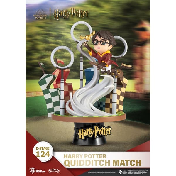 Harry Potter Match Dstage Figur Quidditch Gylden