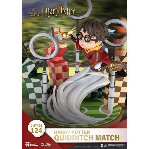 Harry Potter Match Dstage Figur Quidditch Gylden