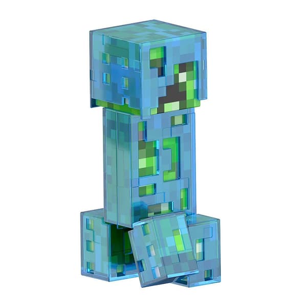 Minecraft Figur Diamond Level Creeper Flerfarvet