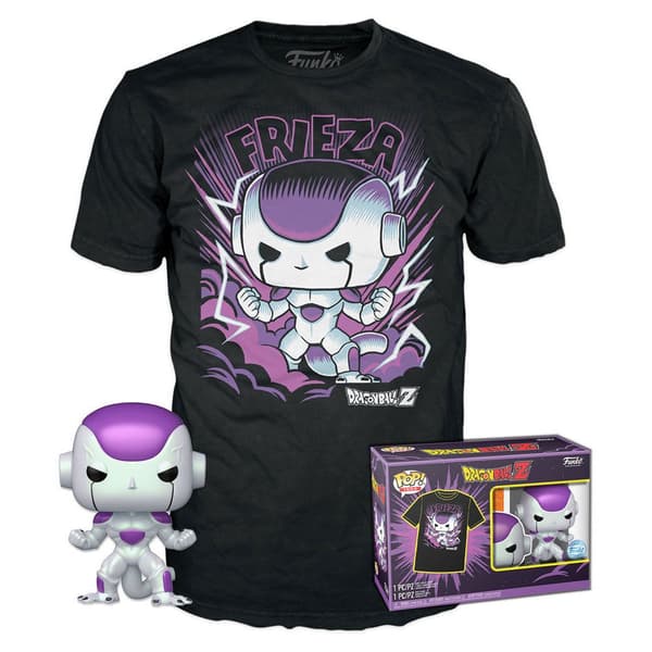 Funko Pop And Tee Dragon Ball Frieza Exclusive Lilla XL